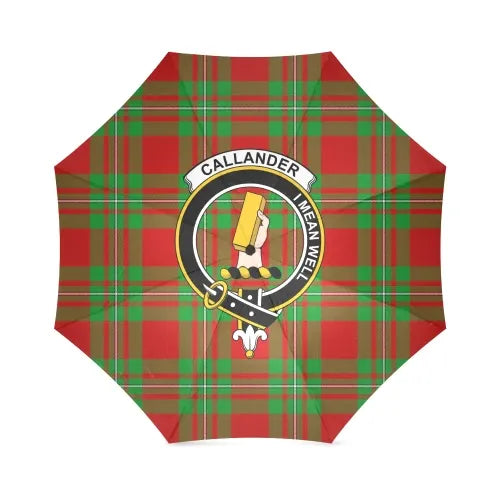 Callander Modern Tartan Crest Umbrellas