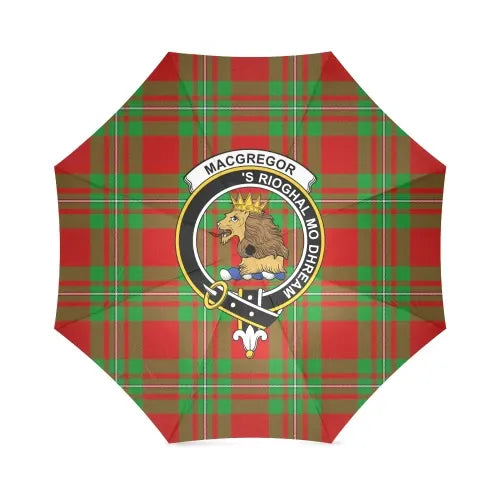 Macgregor Modern Tartan Crest Umbrellas