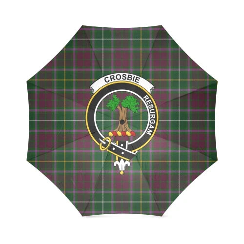 Crosbie Tartan Crest Umbrellas