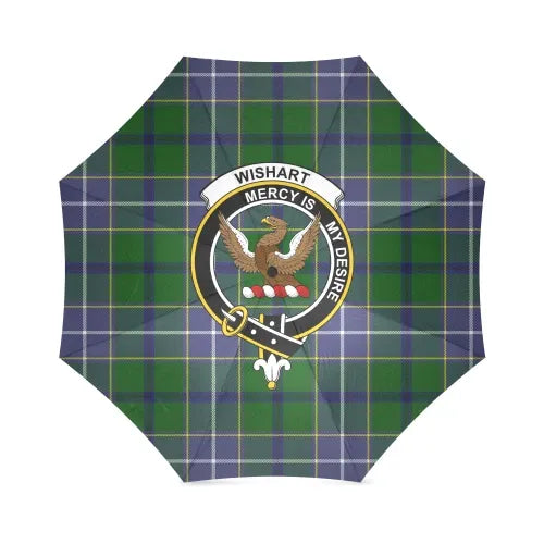 Wishart Hunting Tartan Crest Umbrellas