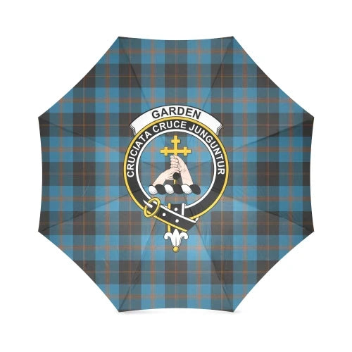 Garden Tartan Crest Umbrellas