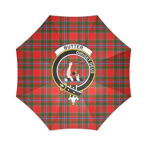 Butter Tartan Crest Umbrellas