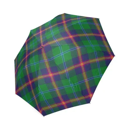 Young Modern Tartan Plaid Umbrellas