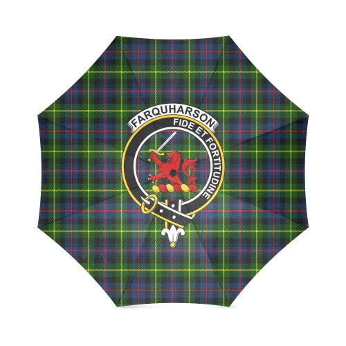 Farquharson Modern Tartan Crest Umbrellas