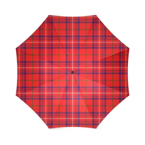 Rose Modern Tartan Plaid Umbrellas