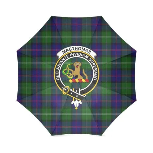 Macthomas Modern Tartan Crest Umbrellas