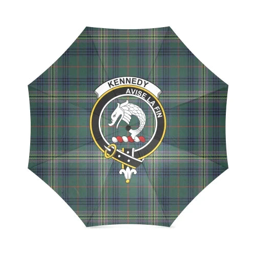 Kennedy Modern Tartan Crest Umbrellas
