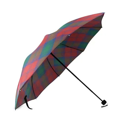 Lindsay Modern Tartan Crest Umbrellas