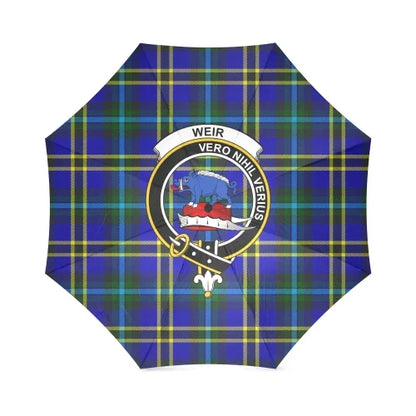 Weir Modern Tartan Crest Umbrellas