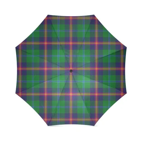 Young Modern Tartan Plaid Umbrellas