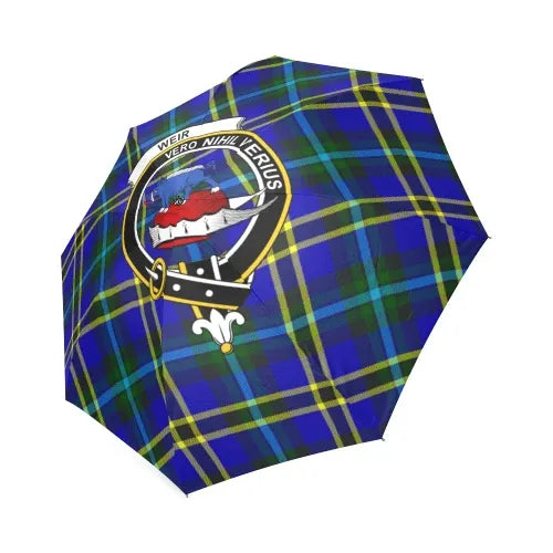 Weir Modern Tartan Crest Umbrellas