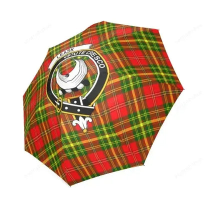 Leask Tartan Crest Umbrellas