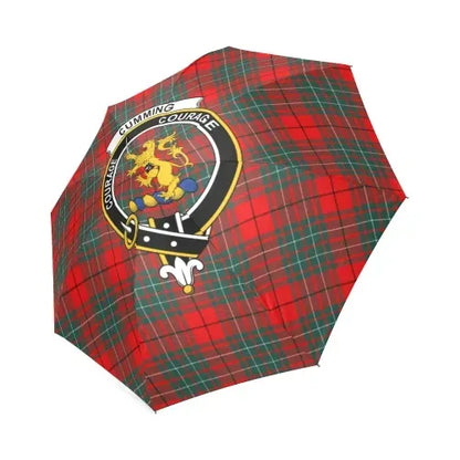 Cumming Modern Tartan Crest Umbrellas