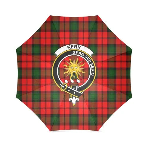 Kerr Modern Tartan Crest Umbrellas