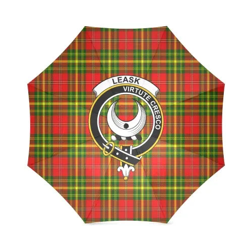 Leask Tartan Crest Umbrellas