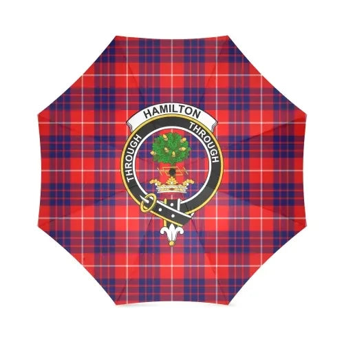 Hamilton Modern Tartan Crest Umbrellas