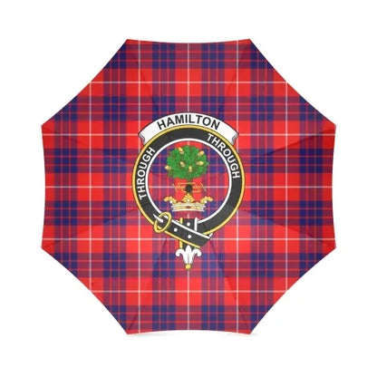 Hamilton Modern Tartan Crest Umbrellas