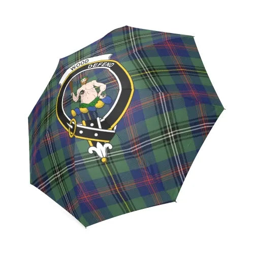 Wood Tartan Crest Umbrellas