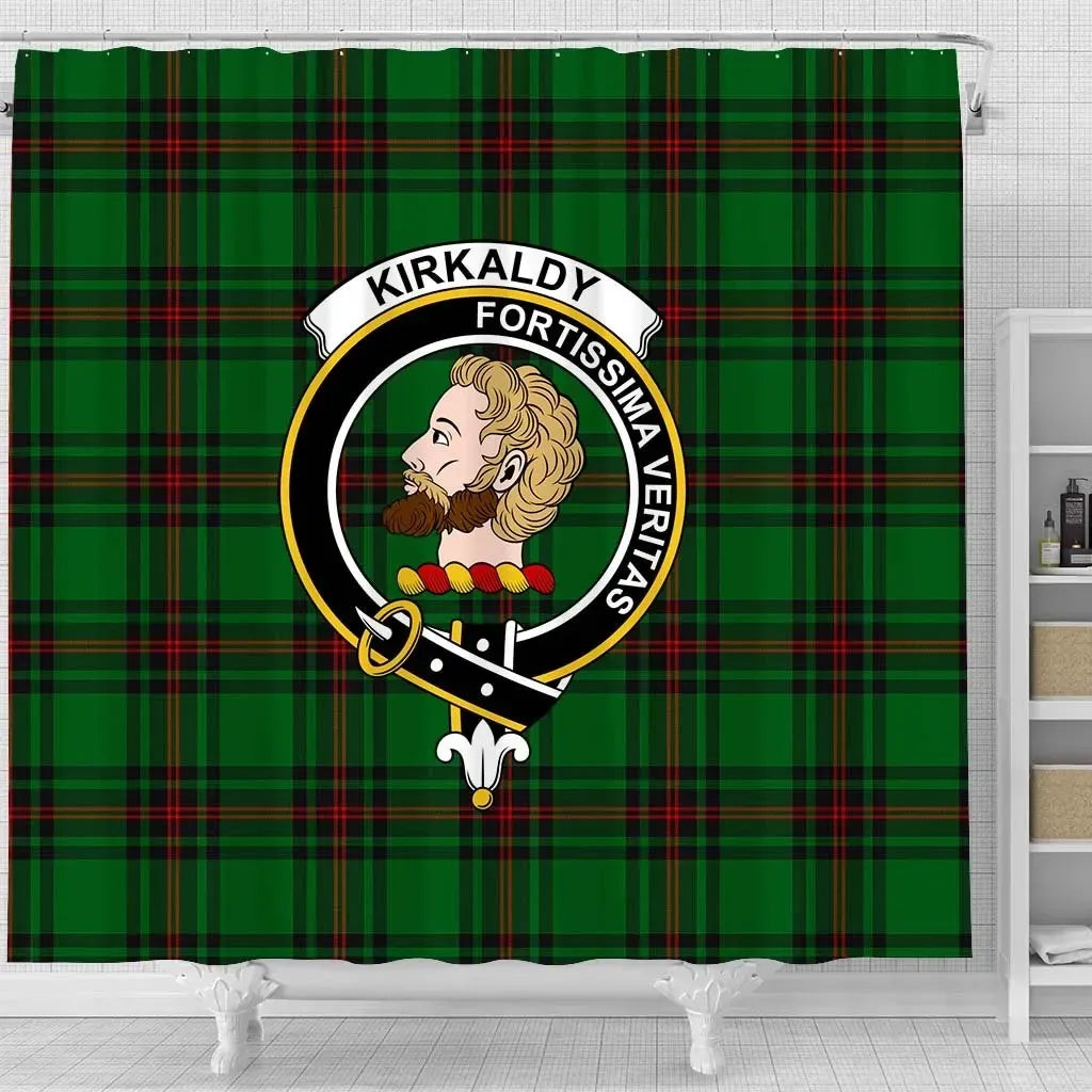 Kirkaldy Tartan Crest Shower Curtain