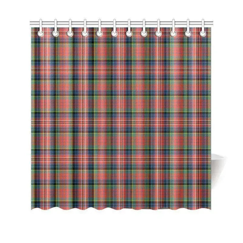 Macpherson Ancient Tartan Plaid Shower Curtain