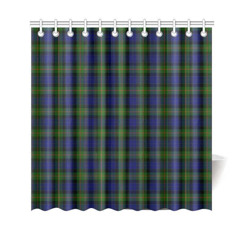 Gunn Modern Tartan Plaid Shower Curtain