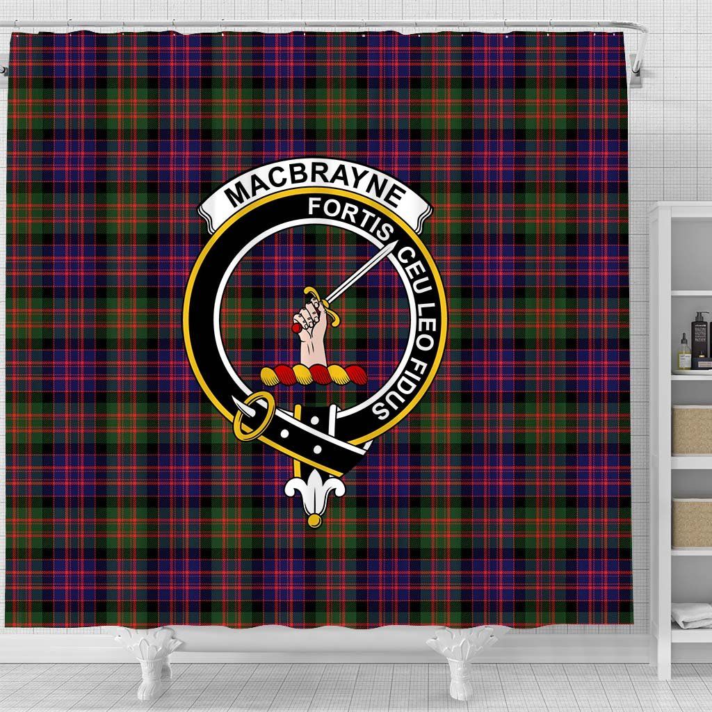 MacBrayne Tartan Crest Shower Curtain