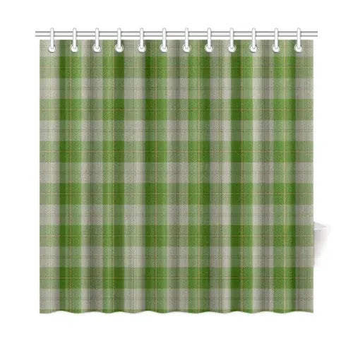 Cunningham Dress Green Dancers Tartan Plaid Shower Curtain