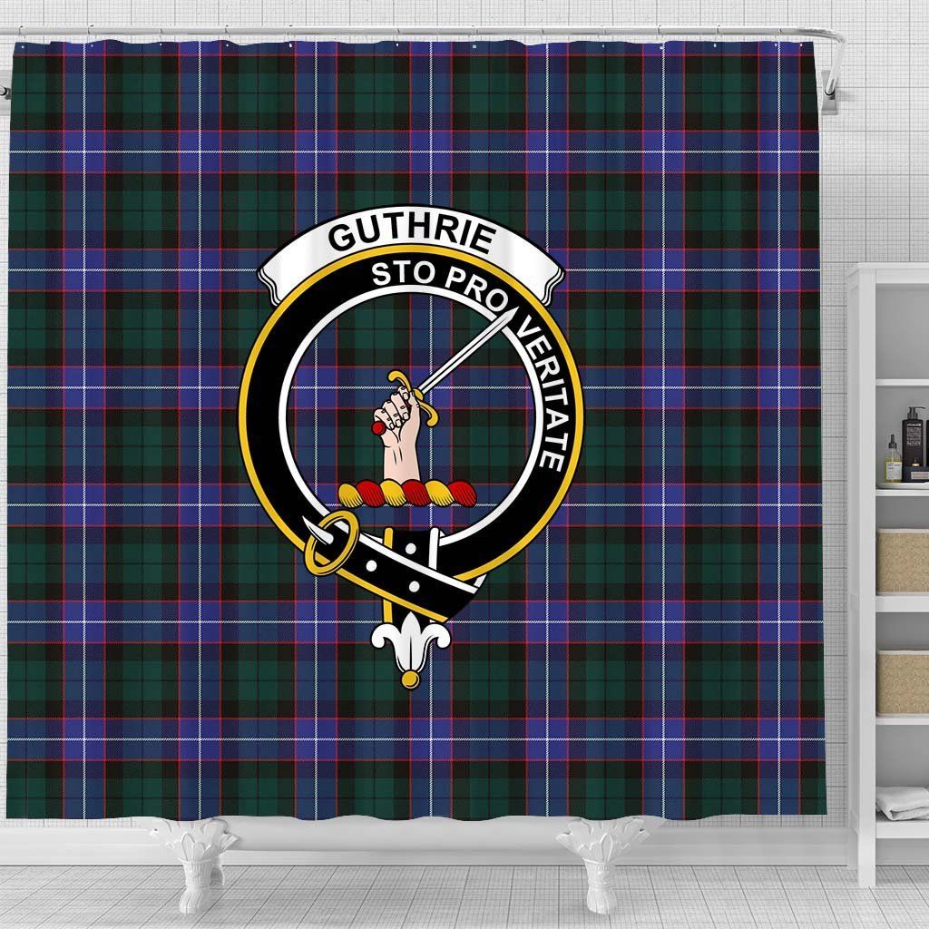 Guthrie Tartan Crest Shower Curtain