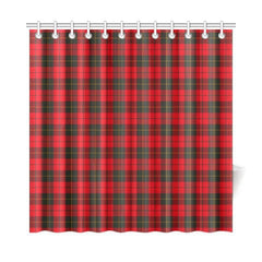 Wallace Weathered Tartan Plaid Shower Curtain