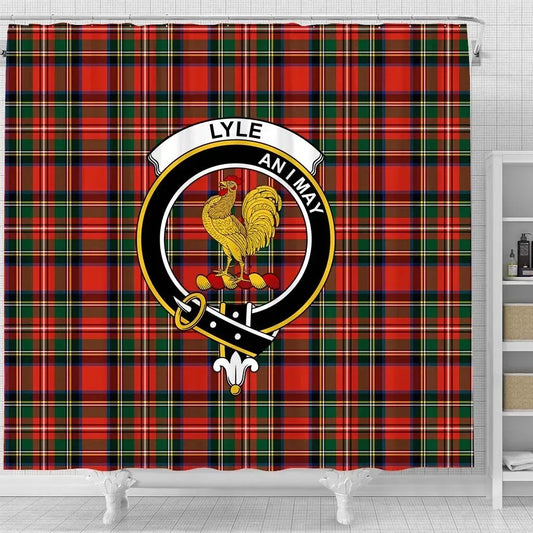 Lyle Tartan Crest Shower Curtain