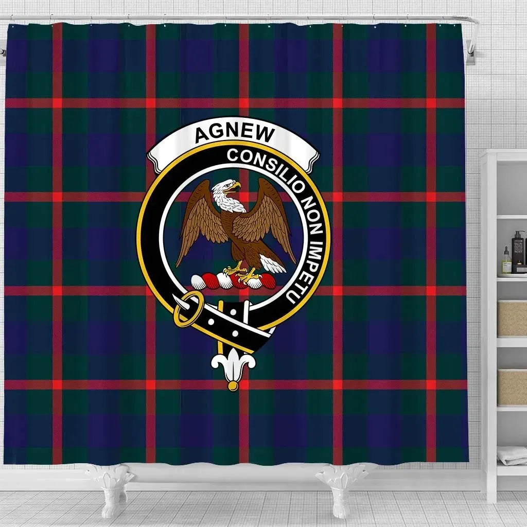 Agnew Tartan Crest Shower Curtain