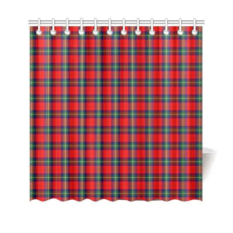 Ruthven Modern Tartan Plaid Shower Curtain