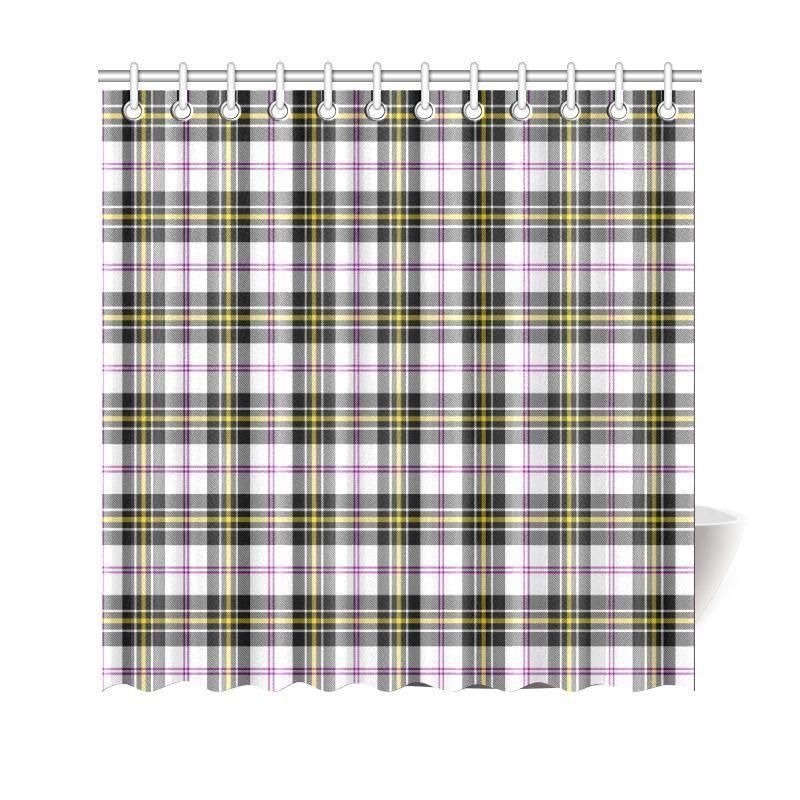 Macpherson Dress Modern Tartan Plaid Shower Curtain