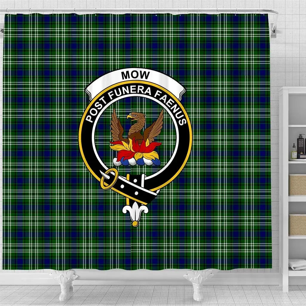 Mow Tartan Crest Shower Curtain