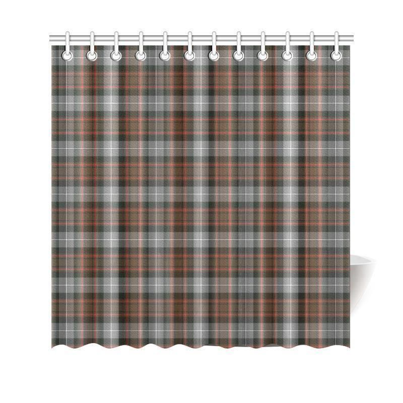 Macrae Hunting Weathered Tartan Plaid Shower Curtain