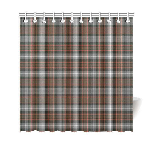 Macrae Hunting Weathered Tartan Plaid Shower Curtain