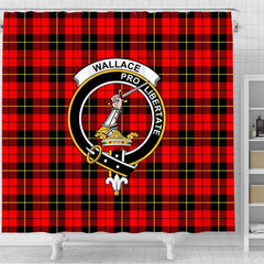 Wallace Tartan Crest Shower Curtain