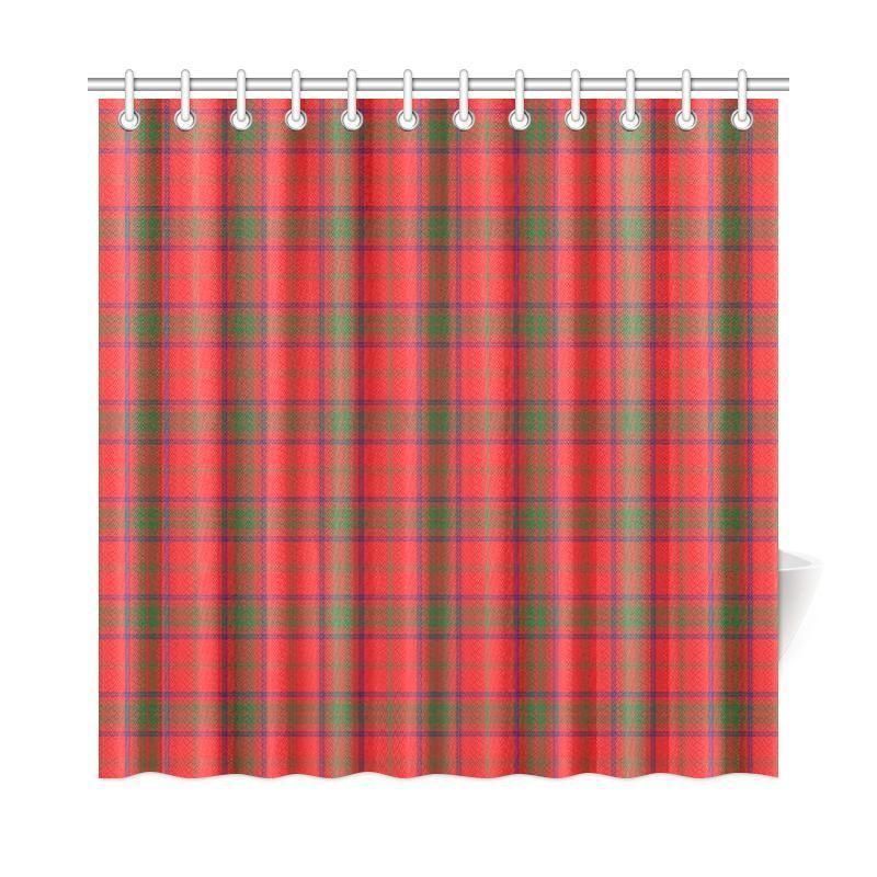 Ross Modern Tartan Plaid Shower Curtain