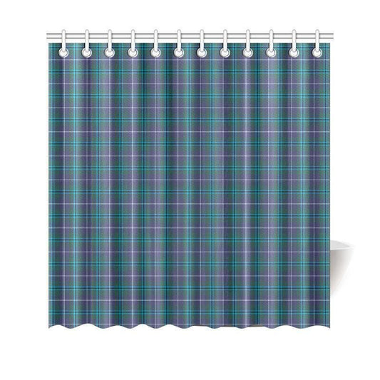 Douglas Modern Tartan Plaid Shower Curtain