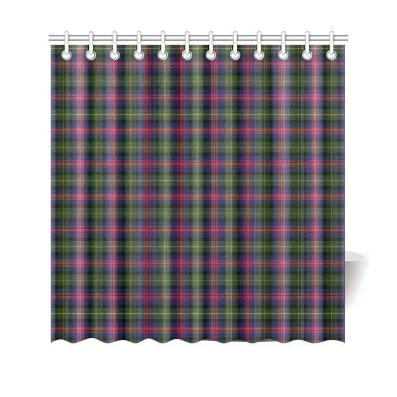 Logan Modern Tartan Plaid Shower Curtain