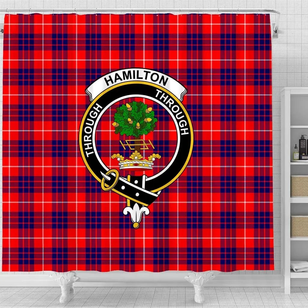 Hamilton Tartan Crest Shower Curtain