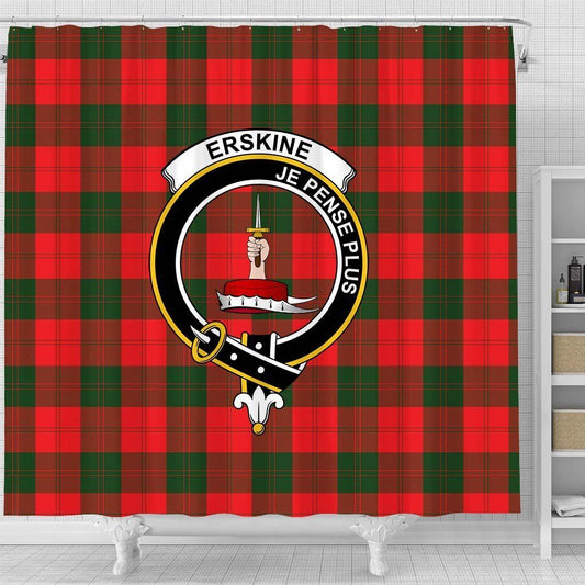 Erskine Tartan Crest Shower Curtain