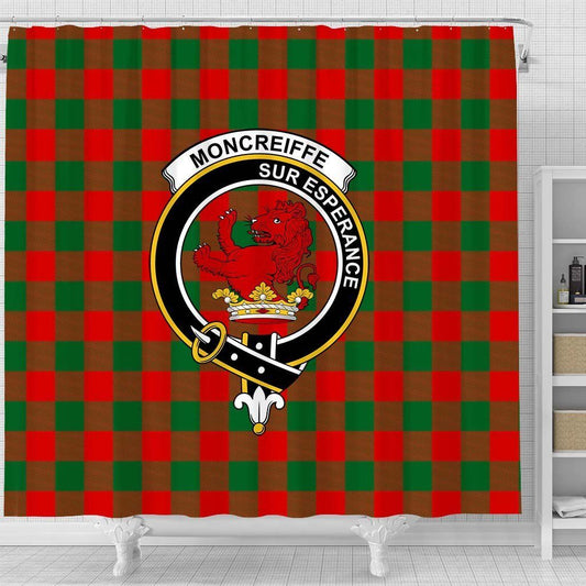 Moncreiffe Tartan Crest Shower Curtain