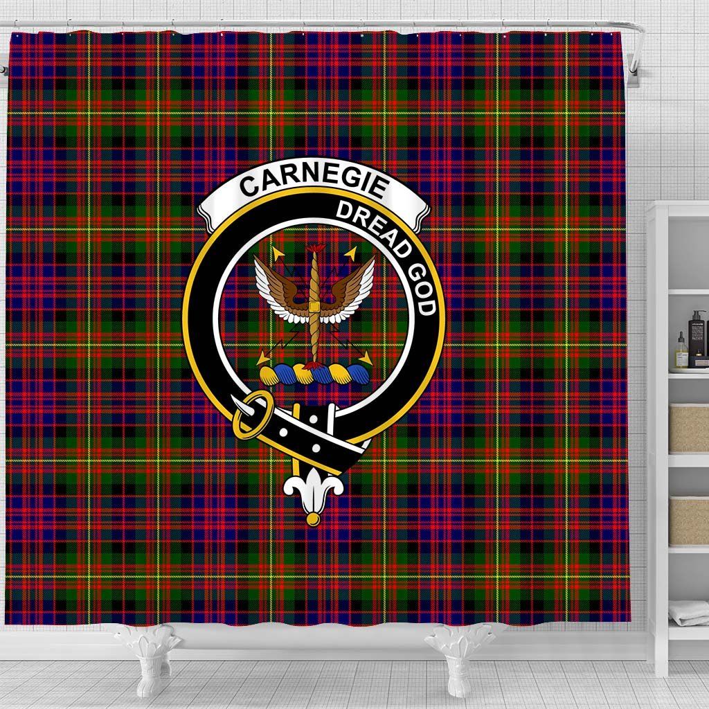 Carnegie Tartan Crest Shower Curtain