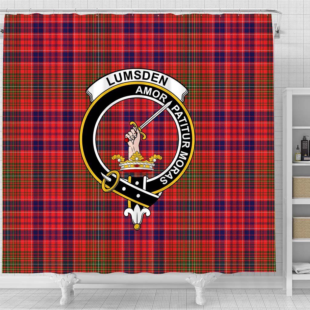 Lumsden Tartan Crest Shower Curtain