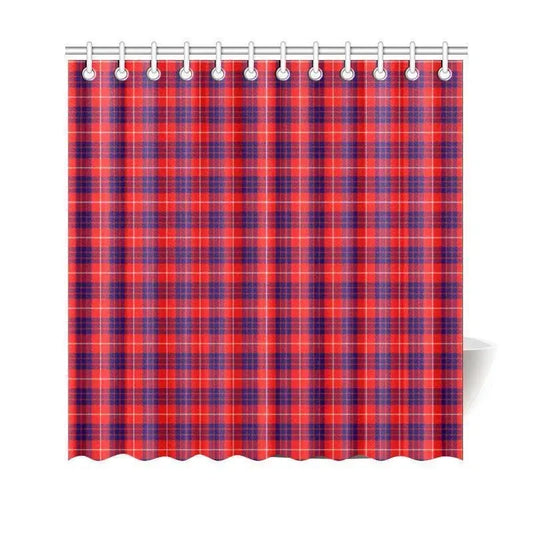 Hamilton Modern Tartan Plaid Shower Curtain