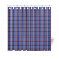 Elliot Modern Tartan Plaid Shower Curtain