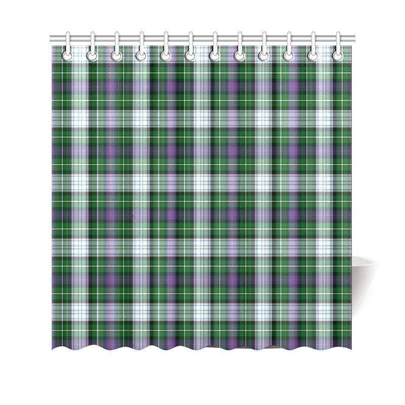 Mackenzie Dress Modern Tartan Plaid Shower Curtain