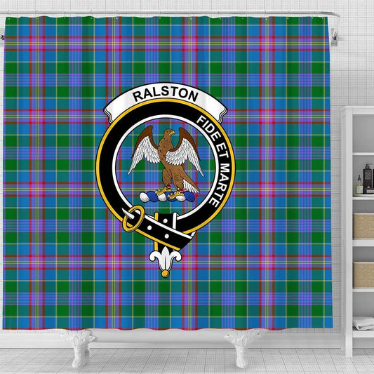 Ralston Tartan Crest Shower Curtain