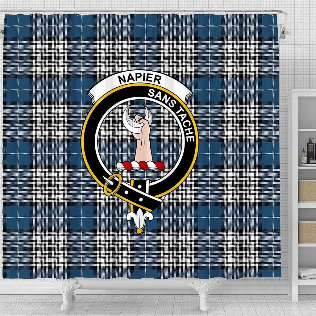 Napier Tartan Crest Shower Curtain